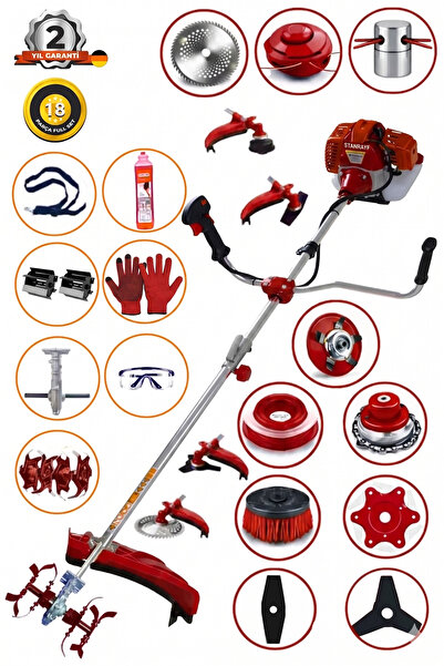 stanrayf Alman Çelik Piston 18 Parça Ful Setli Benzinli Motorlu Yan Tipi Tırp...