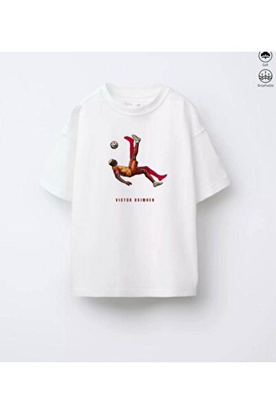 mirkidsclub Unisex Oversize Printed Cotton Short Sleeve T-Shirt Summer 100% C...