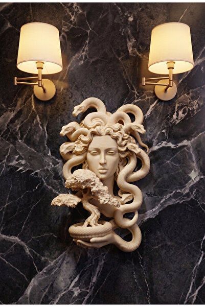 Akdiş Özel Tasarım Medusa Duvar Tablosu – Mitolojik Medusa Figürlü Lüks Duvar...