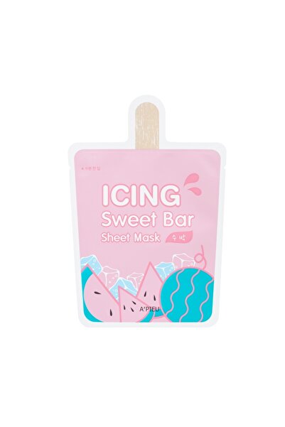 Apieu A'PIEU, Icing Sweet Bar Sheet Mask (Pepene roșu), mască de față, 21 g