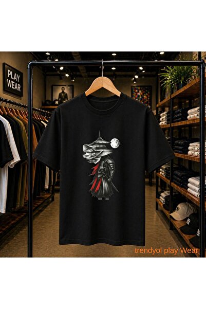 playwear Μπλουζάκι με στάμπα Knight Chest, 100% βαμβακερό, oversized, χαλαρή ...