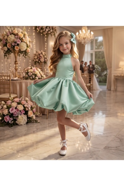 Luneria Dress Kız çocuk abiye mezuniyet elbisesi