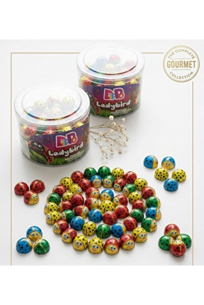 DİPPO LADYBIRD (uğurböceği) SÜTLÜ KOKOLİN 100Adet*5gr Bayramlık, İkramlık, he...