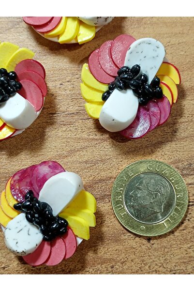 cankids El yapımı miniatur kahvaltı tabağı
