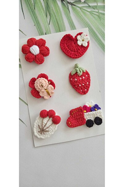 Hand Mother's Since 2024 Newborn Baby Buckle Handmade Mixed 6-Piece Clip Hair...