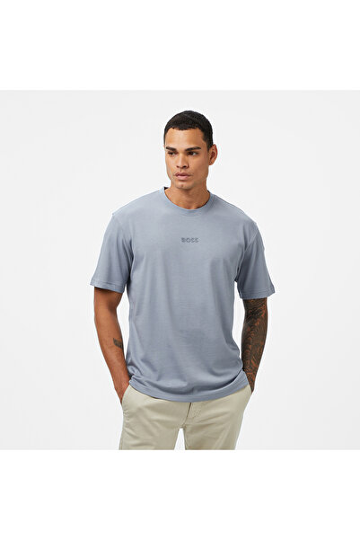 BOSS Erkek Koyu Gri T-Shirt