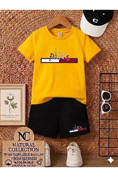 Nice Clothes Tricou și pantaloni scurți de vară pentru copii, unisex (imprime...