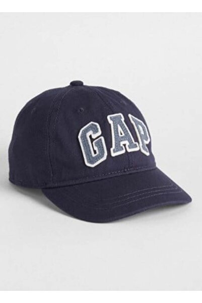 GAP Kids Gap Çocuk Logo Baskı Vintage Kep Şapka LACİVERT