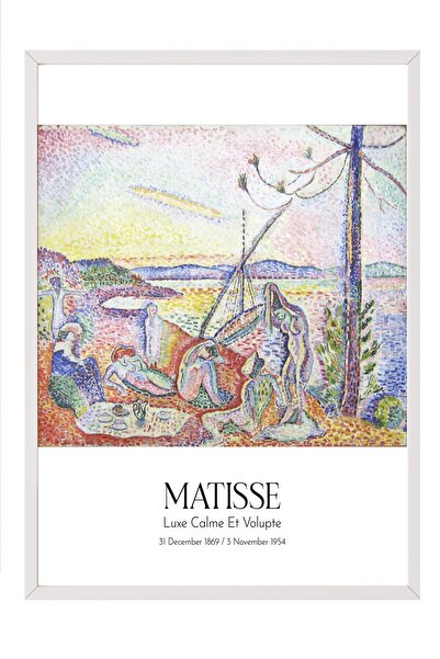 Postifull Matisse - Luksuz, mir i uživanje, slika sa belim okvirom, serija um...