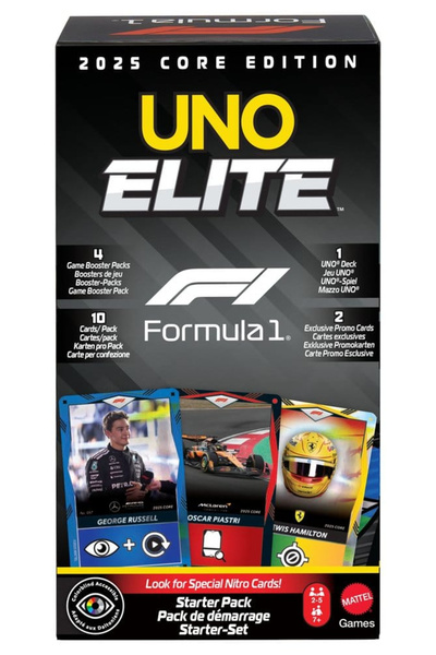 mattel Joc De Carti Uno Elite Formula 1 2025 Core Edition