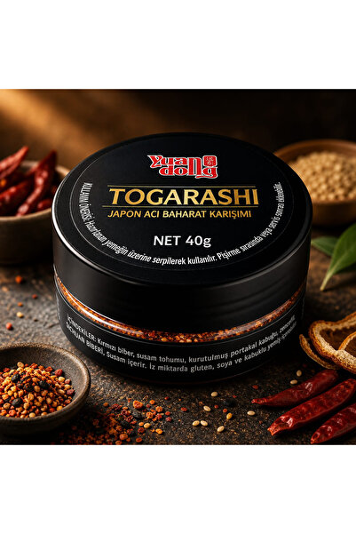 yuandong Shichimi Togarashi 40g – Japon 7 Baharat Karışımı | Acı, Narenciye A...