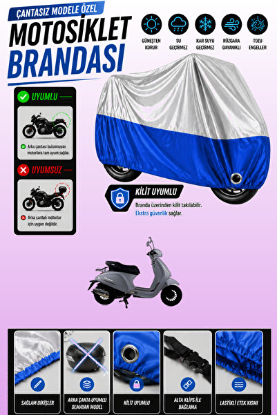 Cemku Twin Top Gray - Bottom Blue Altai Misk 50 Compatible Engine Tarpaulin, ...