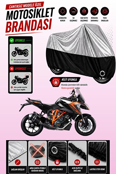 Cemku Twin غطاء محرك متوافق مع KTM 1290 Super Duke GT باللون الرمادي من الأعل...