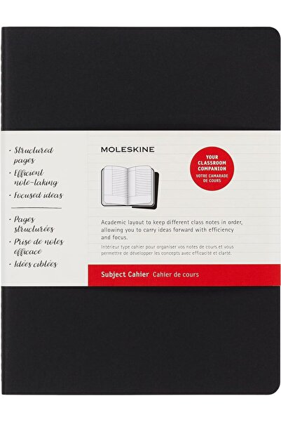 Moleskine دفتر يوميات ذو غلاف ناعم، حجم كبير جدًا (19 سم × 25 سم، أسود وأحمر ...