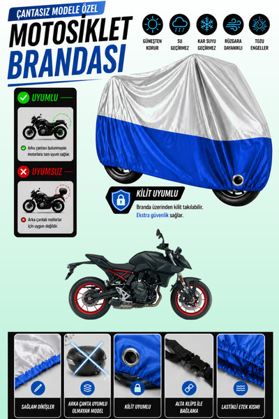 Cemku Twin Top Gray - Bottom Blue Suzuki Gsx 8S Compatible Engine Cover, Rear...