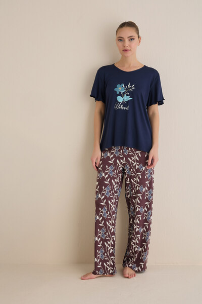 SEAMLIFE HOMEWEAR Palozzo Oversized Pants Set