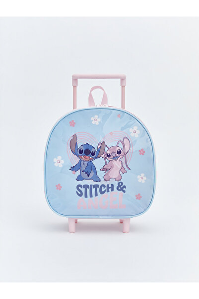 LC Waikiki Geantă cu roți pentru fete, cu imprimeu Lilo & Stitch