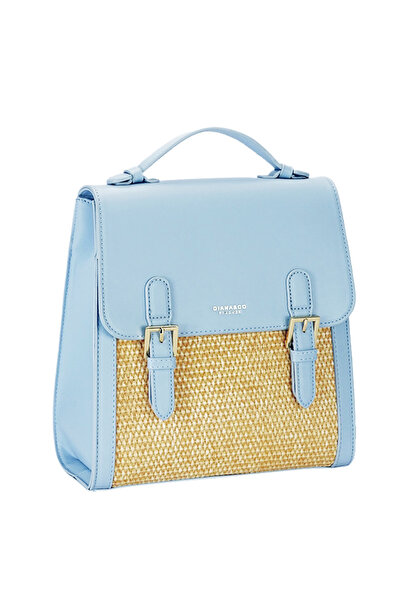 Diana&Co Light blue backpack with woven pattern DHJ727-3 18