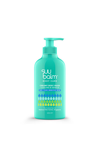 Suu Balm Creamy Body Wash (Cooling & Gentle) 420ml