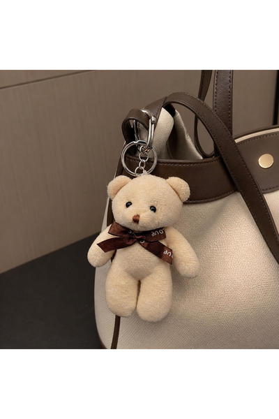 betüslesin Plush Teddy Bear Keychain 12 cm - with 7 Color Options