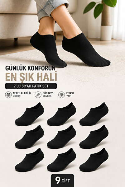SEVORIA + 9 ÇİFT AVANTAJ PAKETİ UNISEX PATİK ÇORAP