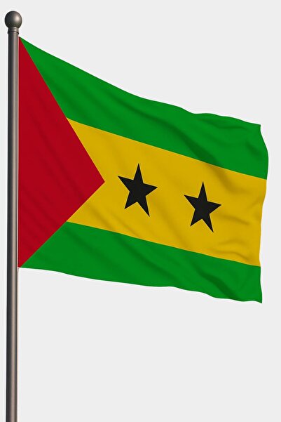São Tomé ve Príncipe 50X75 Raşel Gönder Bayrağı