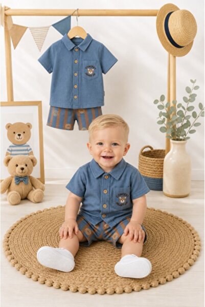Superbaby Citir, teddy bear pants and shirt set