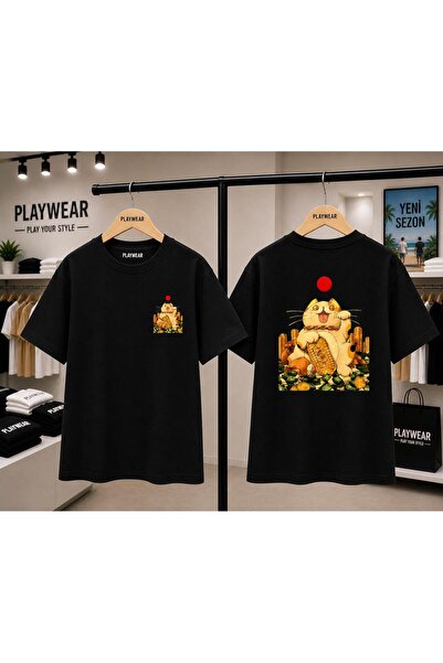 playwear Rich CottonCat majica sa štampanjem na prednjoj i zadnjoj strani, 10...
