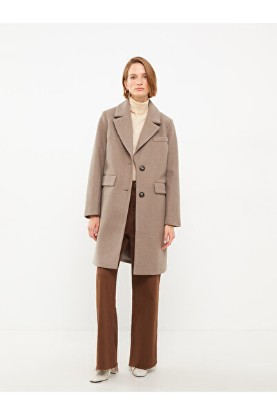 LC Waikiki Jacket Collar Women's Cachet Overcoat