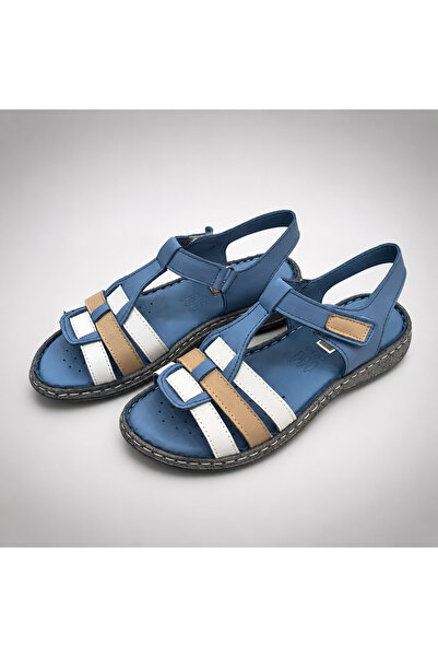 PATRON SHOES جلد أصلي حذاء بنعل طبي حذاء نسائي صندل مريح للاستخدام اليومي في ...