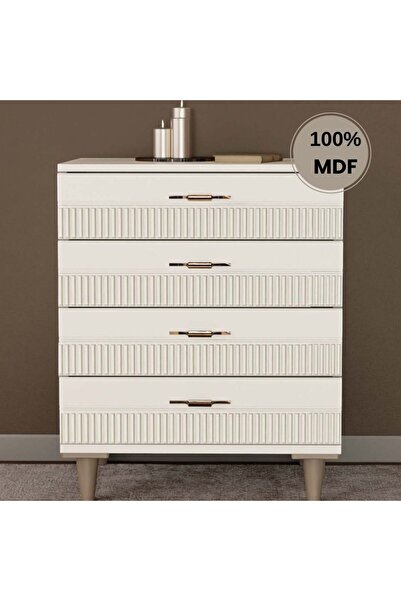 comiet Menekşe 4 Çekmeceli Mdf Şifonyer