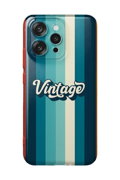 FLAMENKO Oppo Reno 15 / 15F Compatible Vintage Patterned Transparent Phone Case