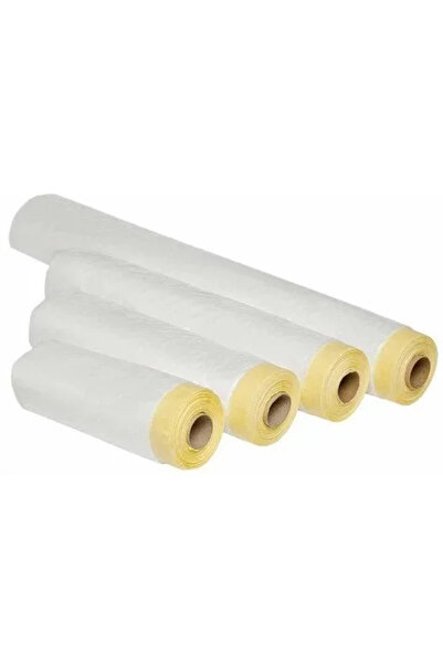 Colad Folie Protectie cu Banda Adeziva Plastic Film with Tape, 90m x 25m