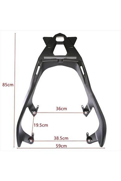 EAYMOTO Xmax 250 -Xmax 300 Tech Max 2018 - 2025 Arka Çanta Demiri Topcase Por...