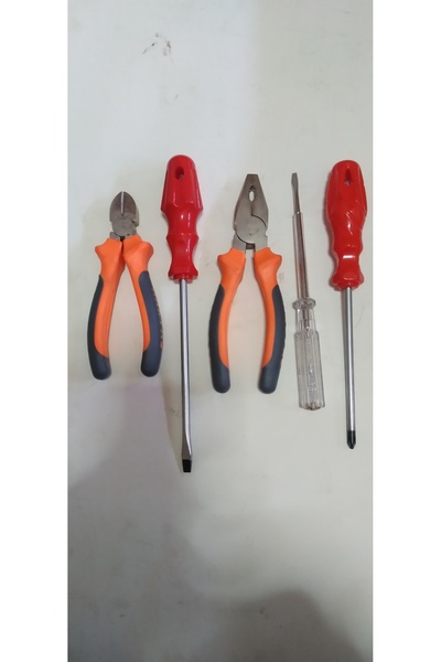 haktaş 180 PENSE 160 YANKESKİ DÜZ- YILDIZ TORNAVİDA-KONTROL KALEMİ 4 LÜ SET O...