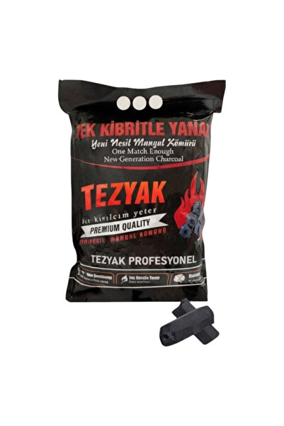 TEZYAK Profesyonel Mangal Kömürü (2 Kg)