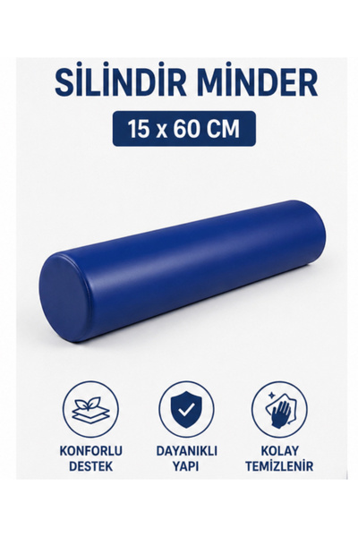 fizyocvmed Silindir minder 15*60 cm fizik tedavi silindir minder