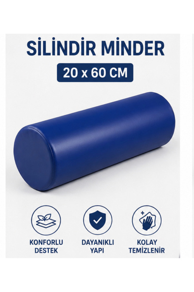 fizyocvmed Silindir minder 20*60 cm fizik tedavi silindir minder silindir yastık