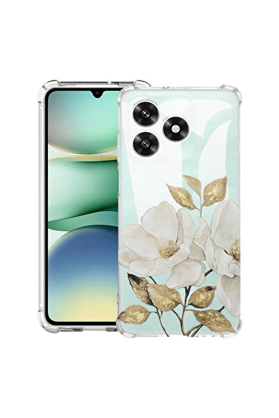 bestcase Husă Antișoc pentru Xiaomi Redmi 13, Florală - Camelie Aurie, 182862...
