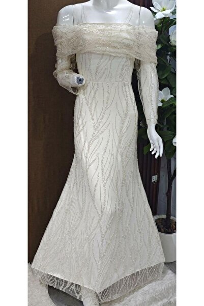Mesk dresses فستان سهرة عروق ترتر