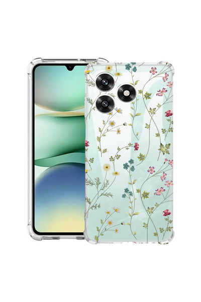 bestcase Αντικραδασμική Θήκη για Xiaomi Redmi 13, Φλοράλ - Χαριτωμένα Λουλούδ...