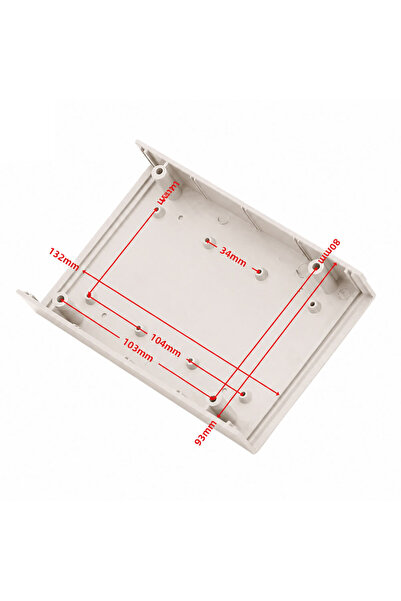 ROBİZ Plastik Elektronik Proje Kutusu 150mm x 100mm x 50mm Beyaz Devre Prototip Güç Kaynağı Amfi Öğrenci Projesi Akıllı Ev Personel Takip Kapı Giriş Otomasyon Endüstriyel Kontrol
