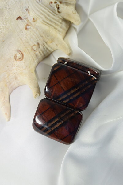 Stylish plaid detail elastic bracelet (with 6 color variants)