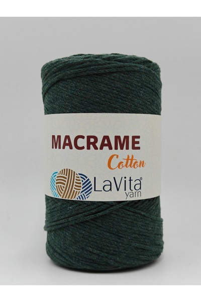 LaVita Yarn LaVita Macrame Cotton Νήμα Πλεξίματος στο χέρι 100% Πολυεστέρας 2...