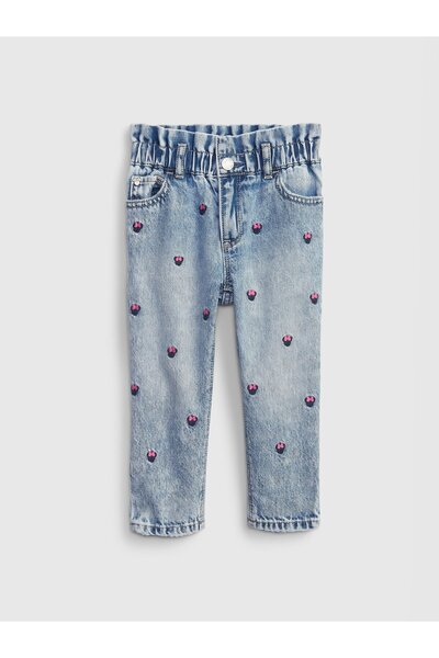 GAP Kız Bebek Mavi Just Like Mom Jean Pantolon