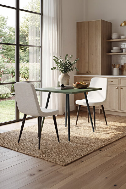 Enza Home Baffin Mutfak Masası Yeşil
