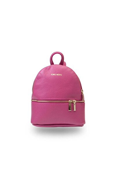 TORO NERO Fuchsia Teen Spirit Women's Leather Backpack