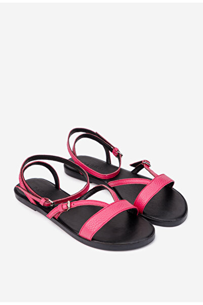 Dasha Sandale dama din piele naturala fuchsia