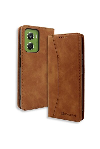 Bodycell Motorola Moto G06 Καφέ Θήκη Πορτοφόλι