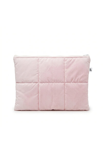 thehoneyed MacBook Laptop Kılıfı 13-14-15/16 İnç Pembe Kapitone Koruyucu Sleeve